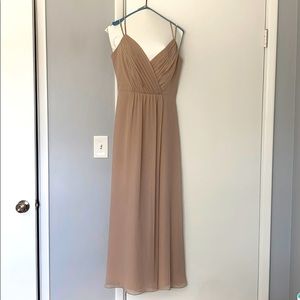 Champagne Davidbridal dress